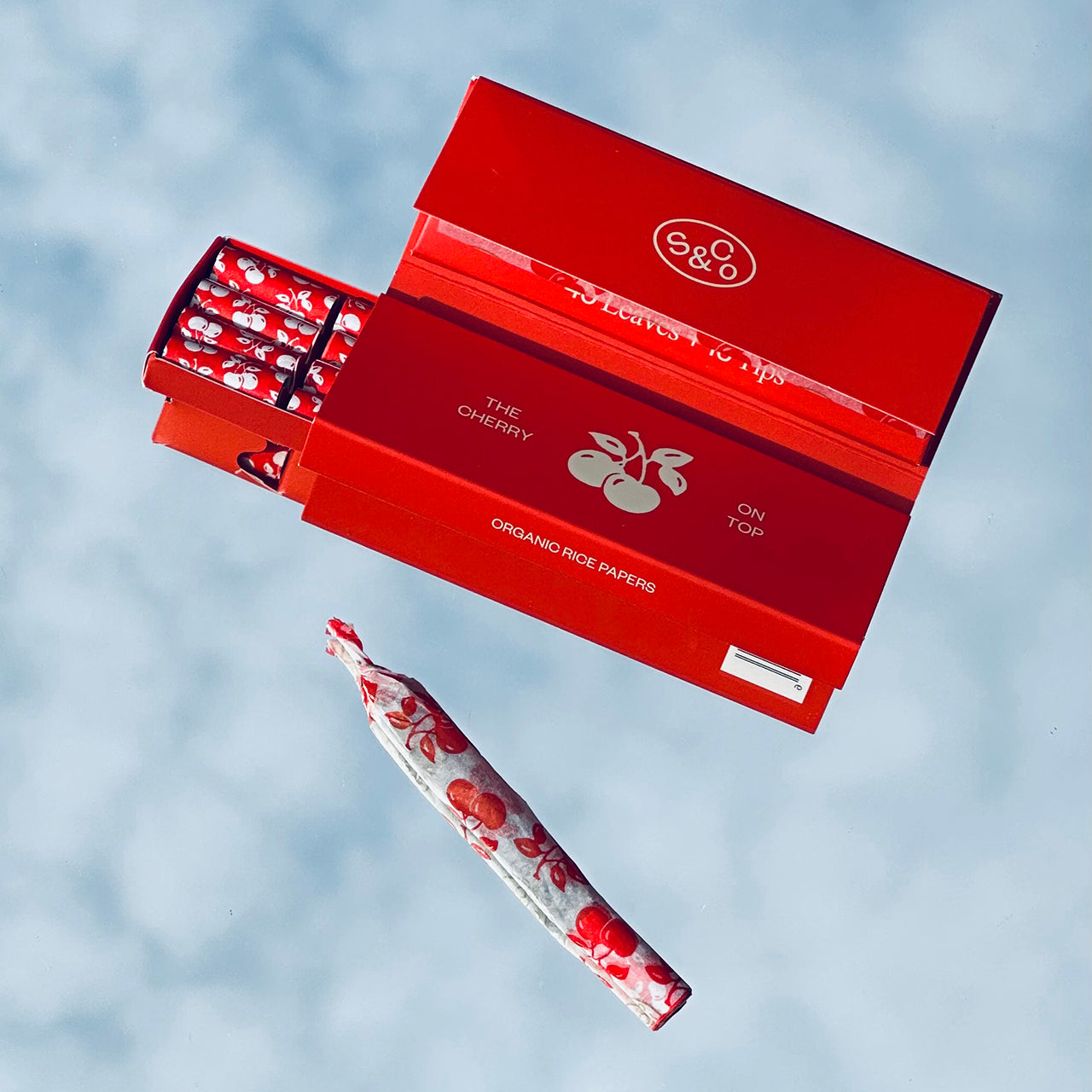 Cherry Red Rolling Papers - 24 Case - Sackville & Co.