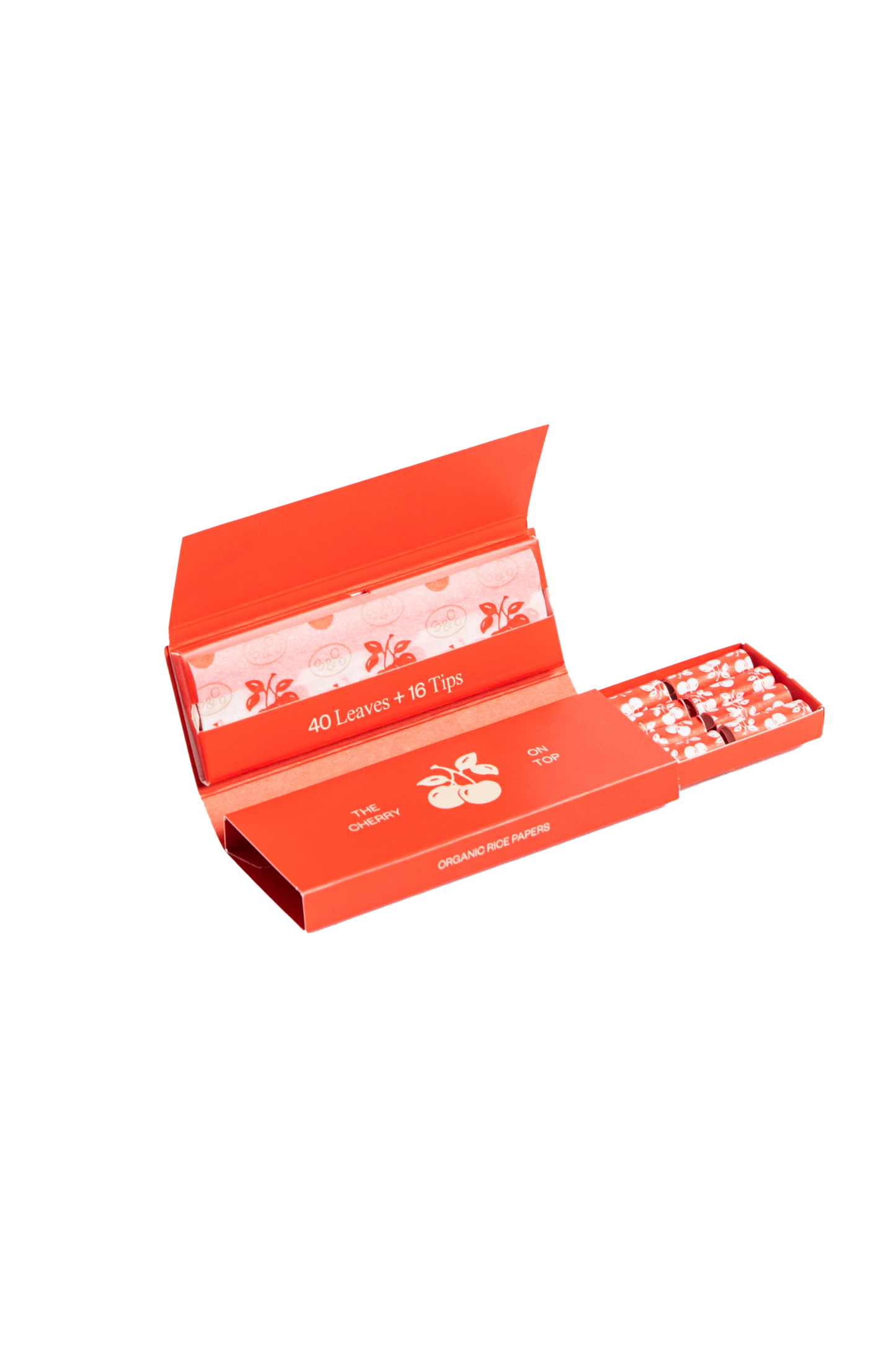 Cherry Red Rolling Papers - 24 Case