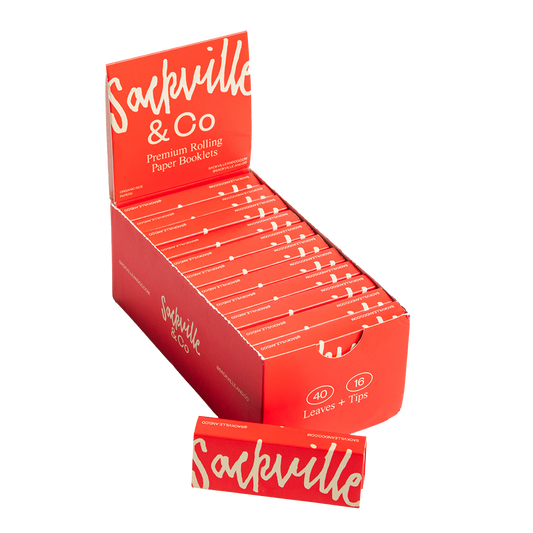 Cherry Red Rolling Papers - 24 Case