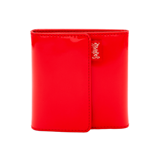 The Stash Wallet Red Patent