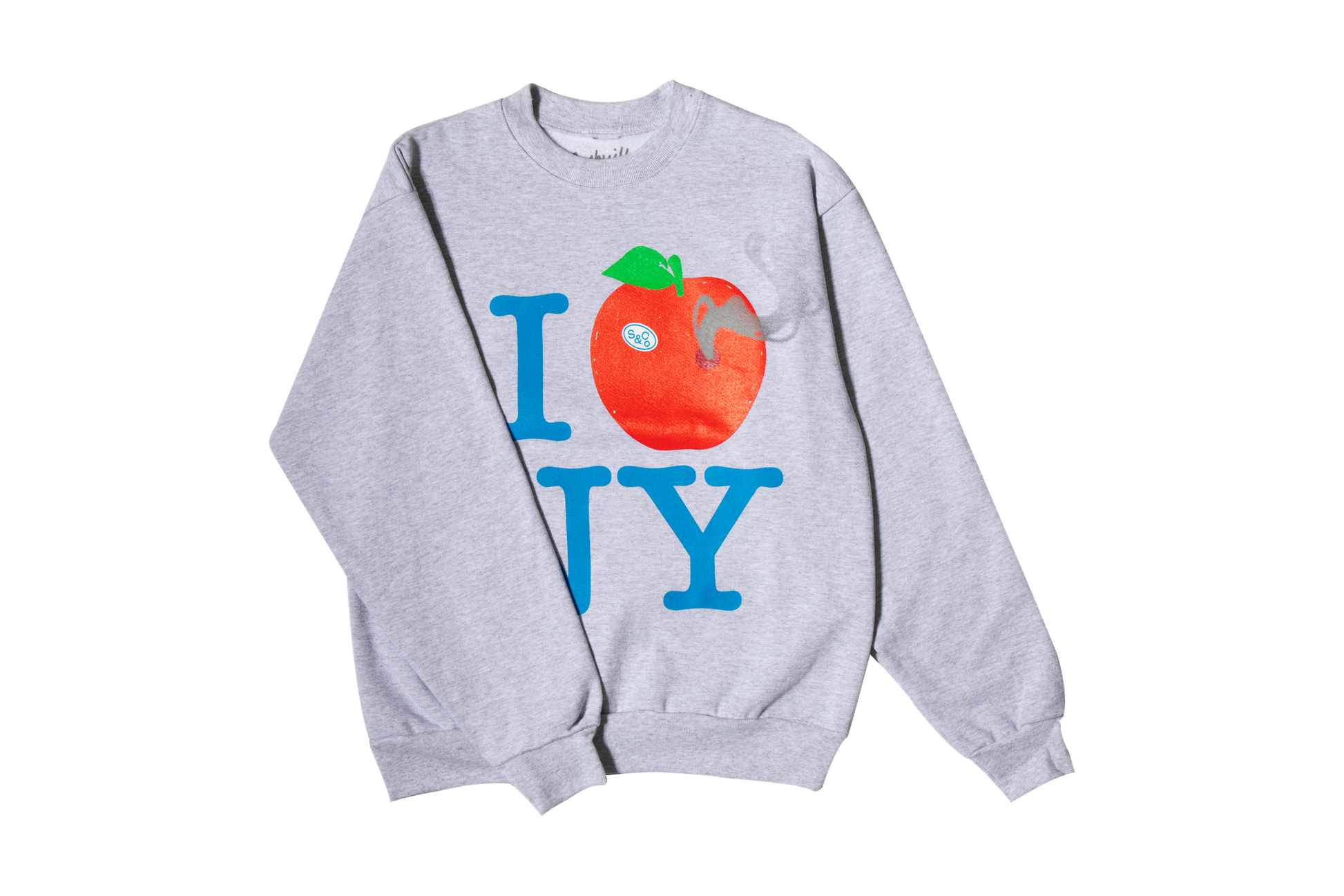 Greetings from NY Grey Crew Sweater - Sackville & Co.